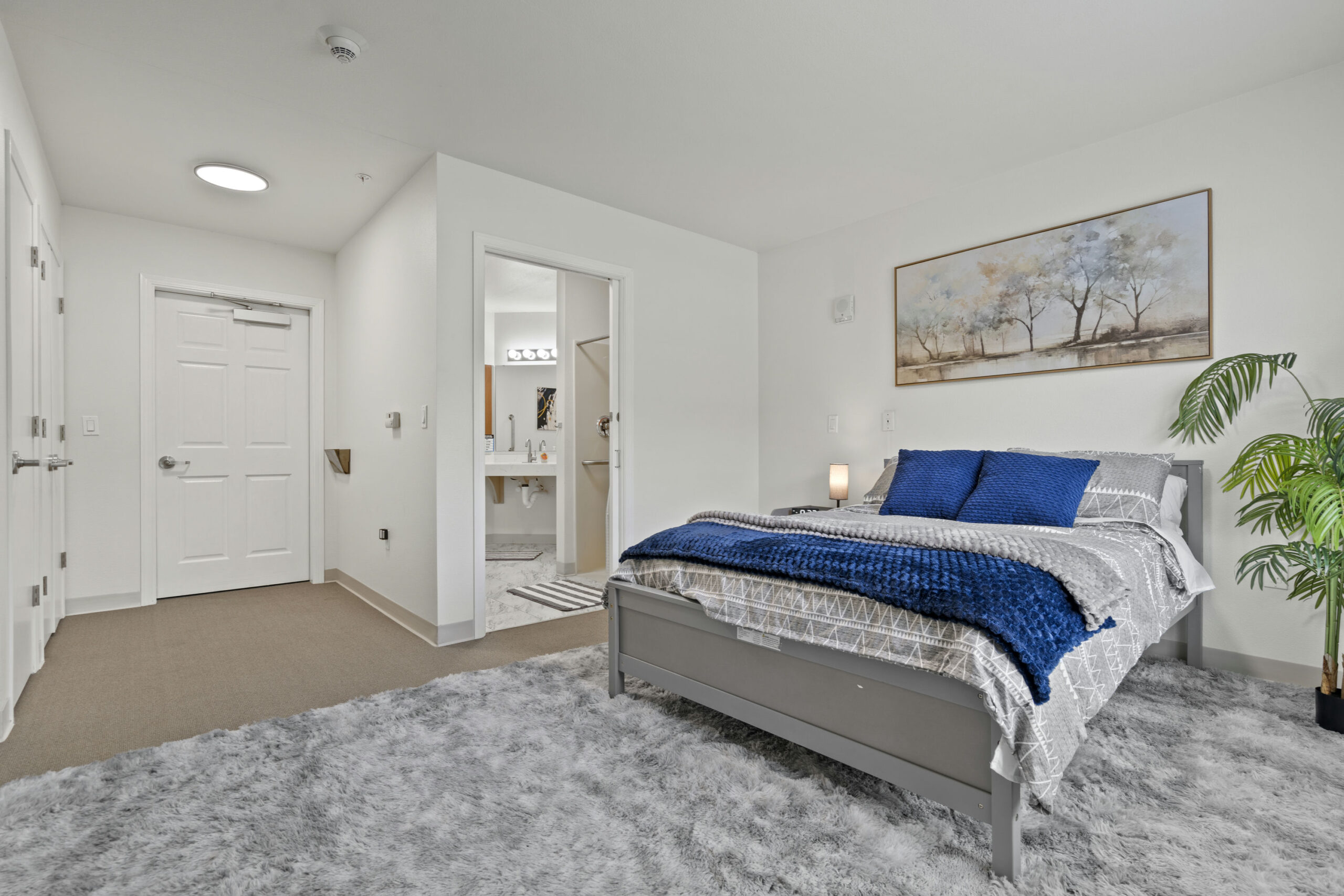 private bedroom available at Wisconsin Recovery Institute